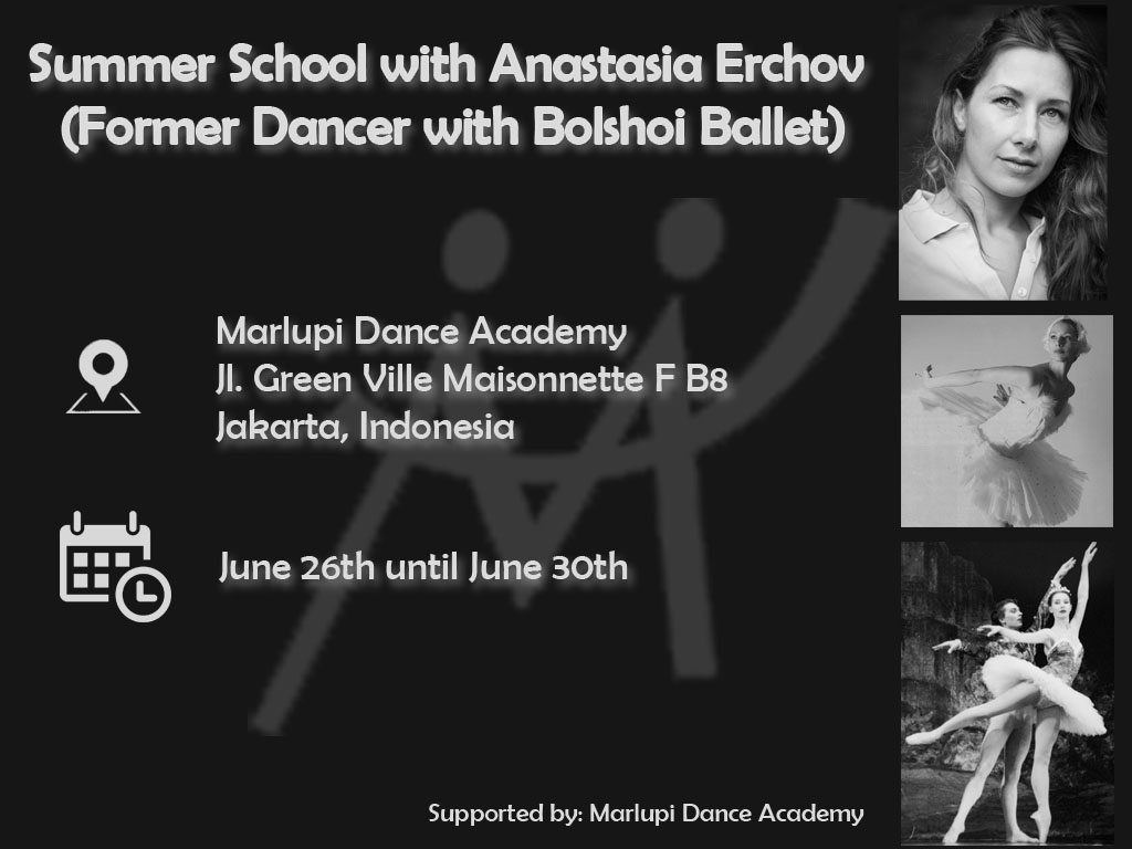 Summer school with Anastasia Erchov(Former Dancer with Bolshoi Ballet)